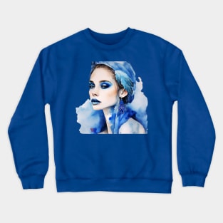 Blue Girl Crewneck Sweatshirt